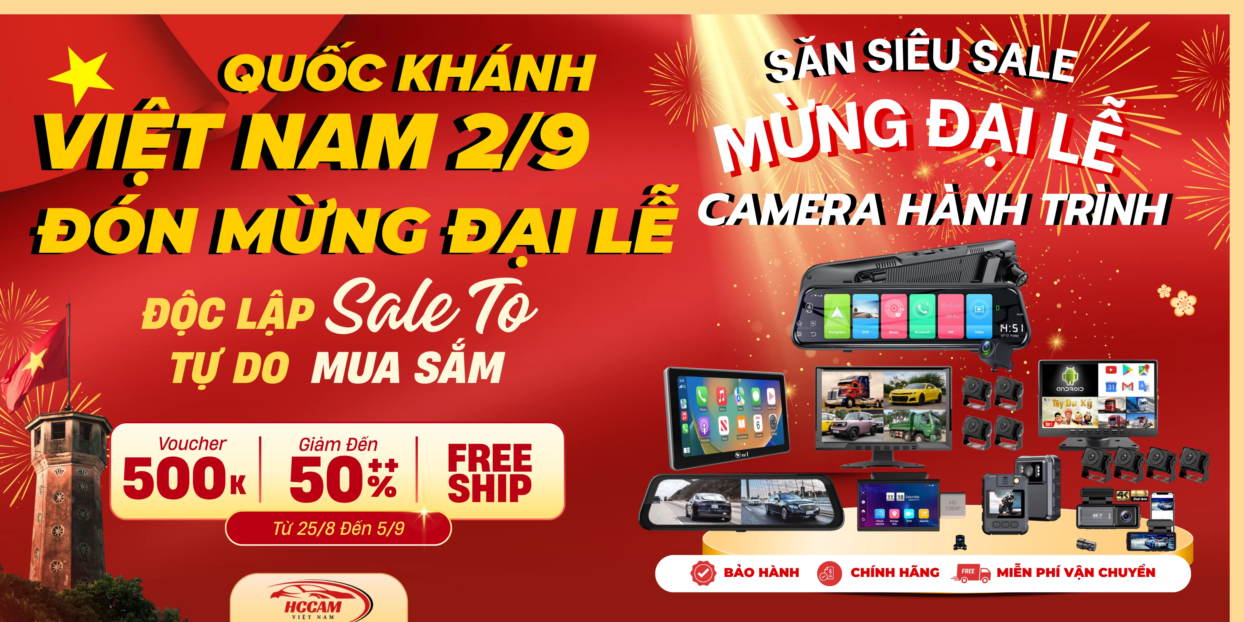 camera hành trình chính hãng HCCAM