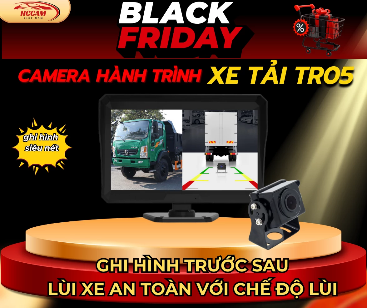 CAMERA HÀNH TRÌNH XE TẢI SIÊU BỀN TR05