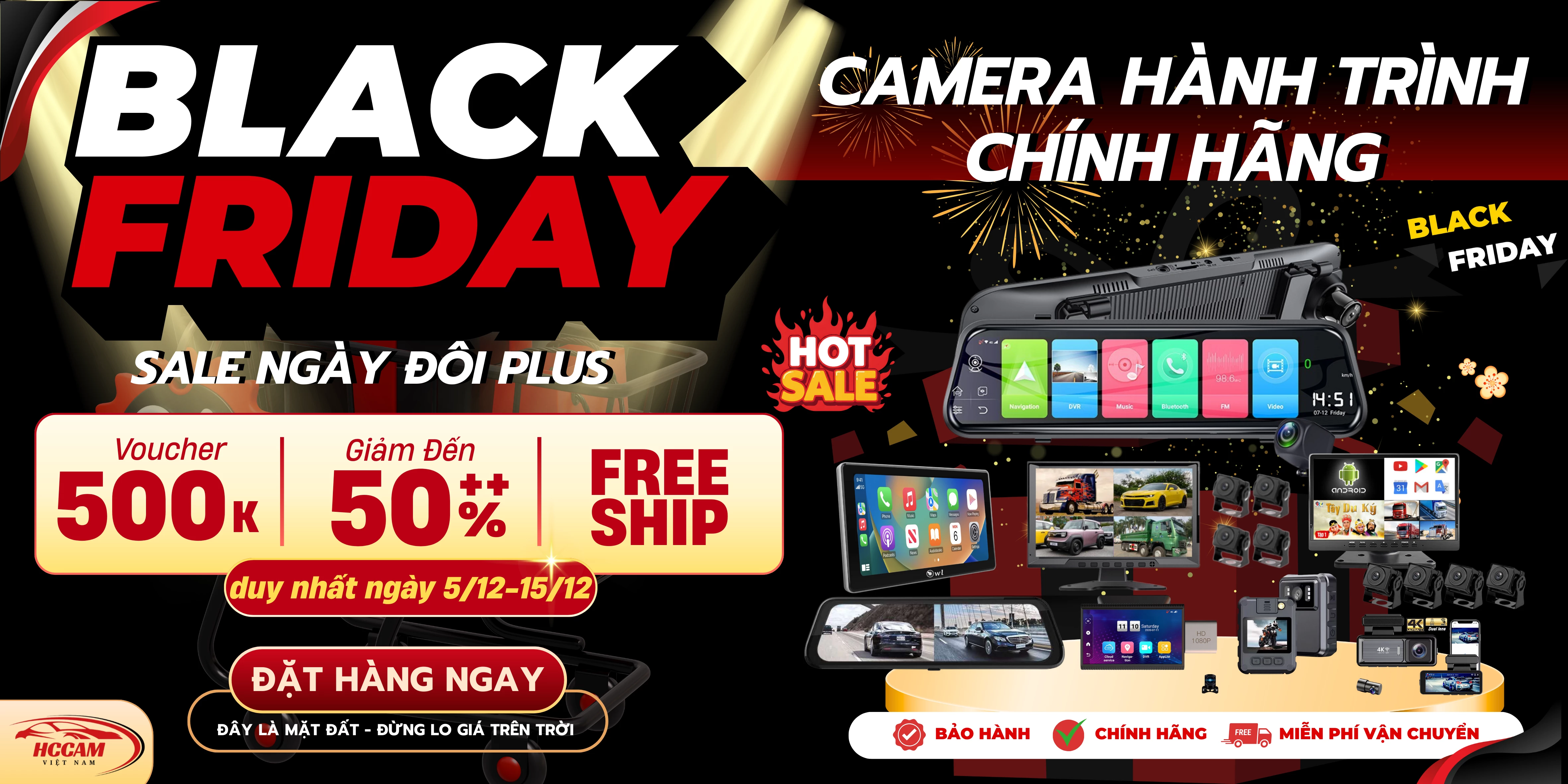 camera hành trình chính hãng HCCAM