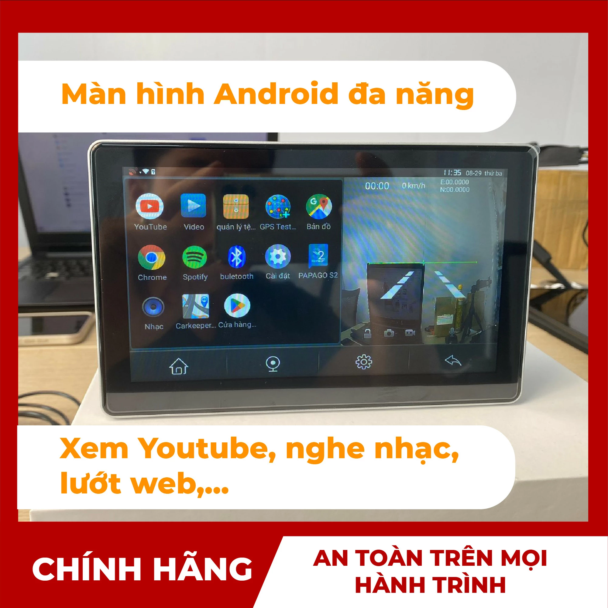 Camera hành trình Android V7plus 4G, cảnh báo tốc độ, cảnh báo phạt nguội, ghi đè vòng lặp thông minh, xem xe online từ xa 2