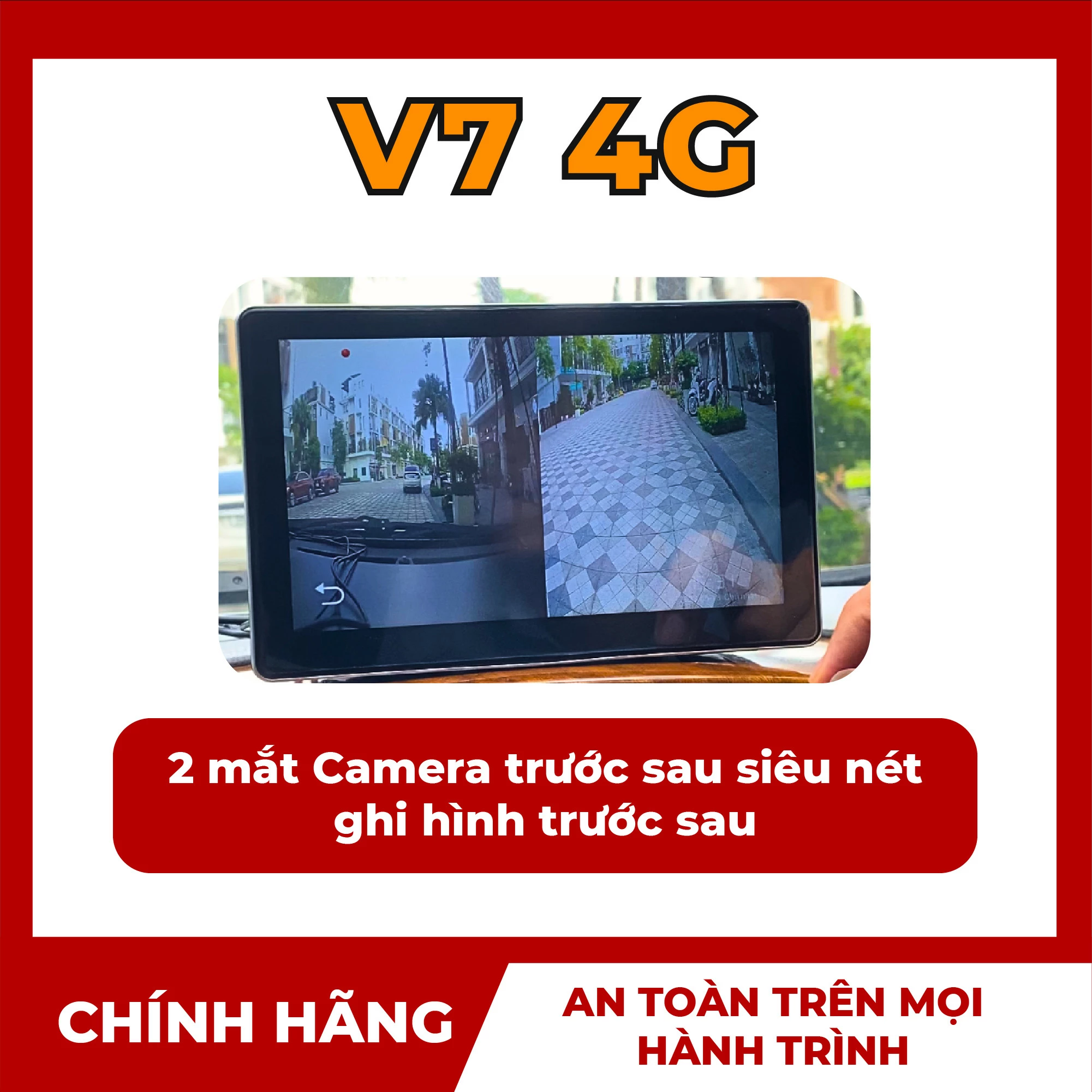 Camera hành trình Android V7plus 4G, cảnh báo tốc độ, cảnh báo phạt nguội, ghi đè vòng lặp thông minh, xem xe online từ xa 3
