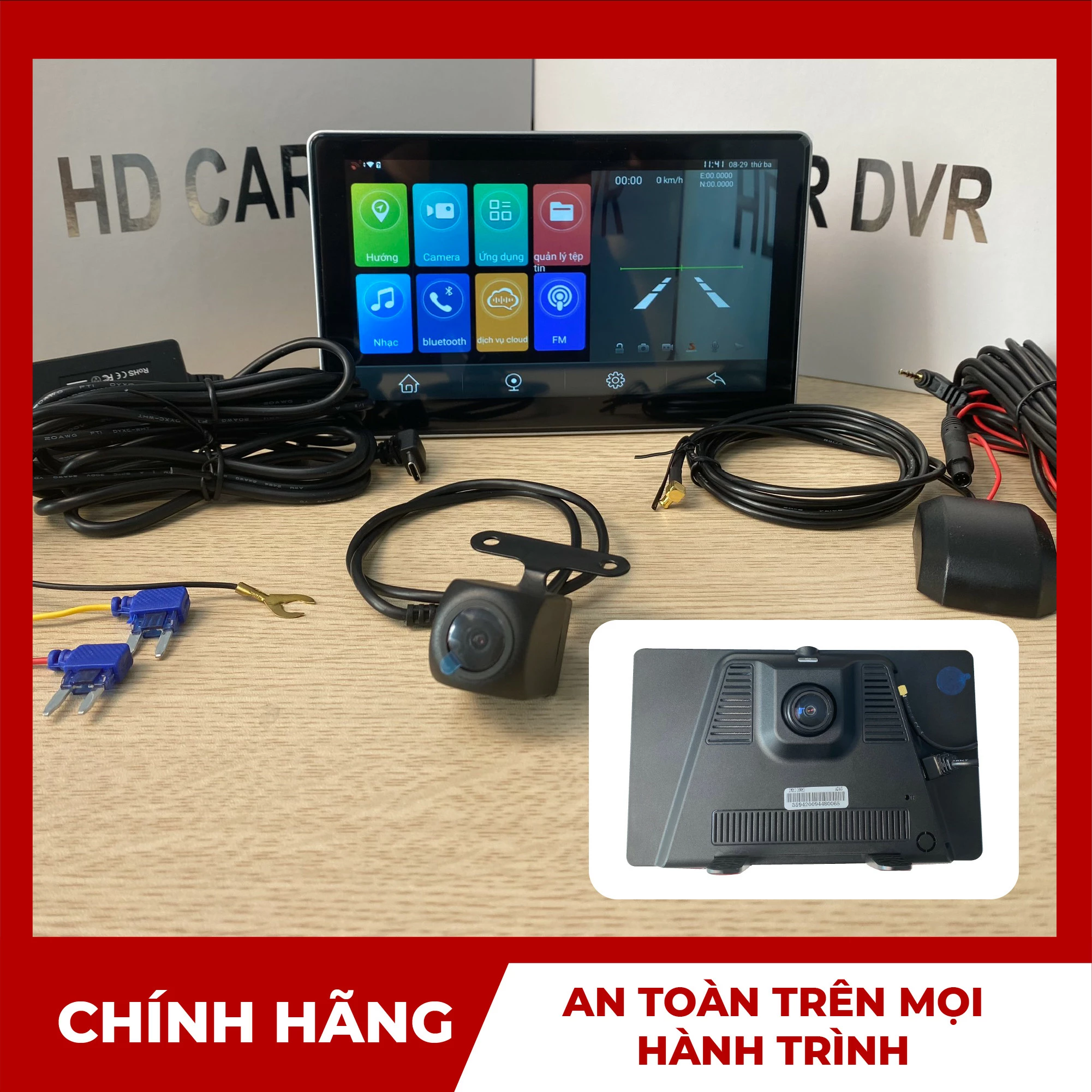 Camera hành trình Android V7plus 4G, cảnh báo tốc độ, cảnh báo phạt nguội, ghi đè vòng lặp thông minh, xem xe online từ xa 7