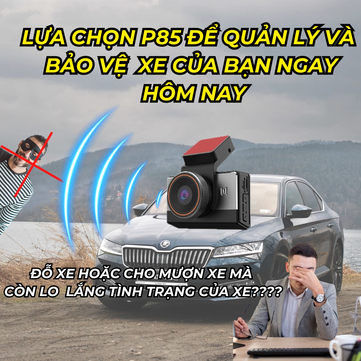 Camera hành trình P83 - Quản lý xe từ xa, đàm thoại 2 chiều, xem lại lộ trình, ghi đè vòng lặp thông minh... 9
