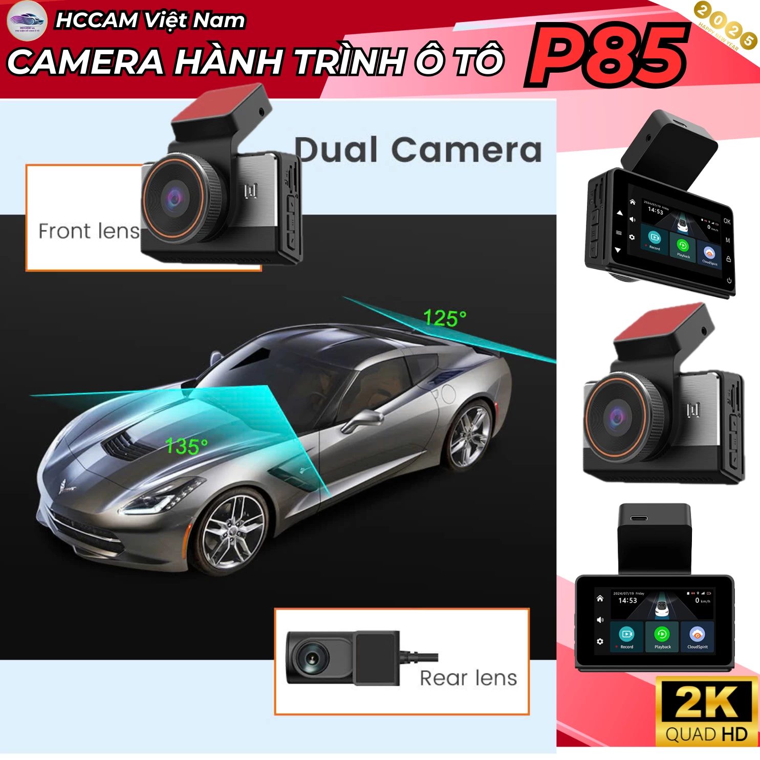 Camera hành trình P83 - Quản lý xe từ xa, đàm thoại 2 chiều, xem lại lộ trình, ghi đè vòng lặp thông minh... 10