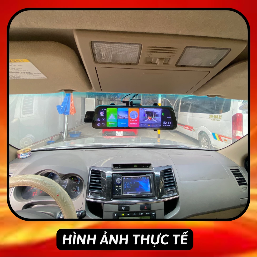 Camera hành trình Gương XR10plus 4G Android Camera 1